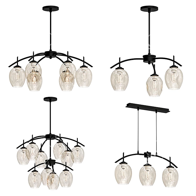 Elegant Dar Collection 3D model image 1