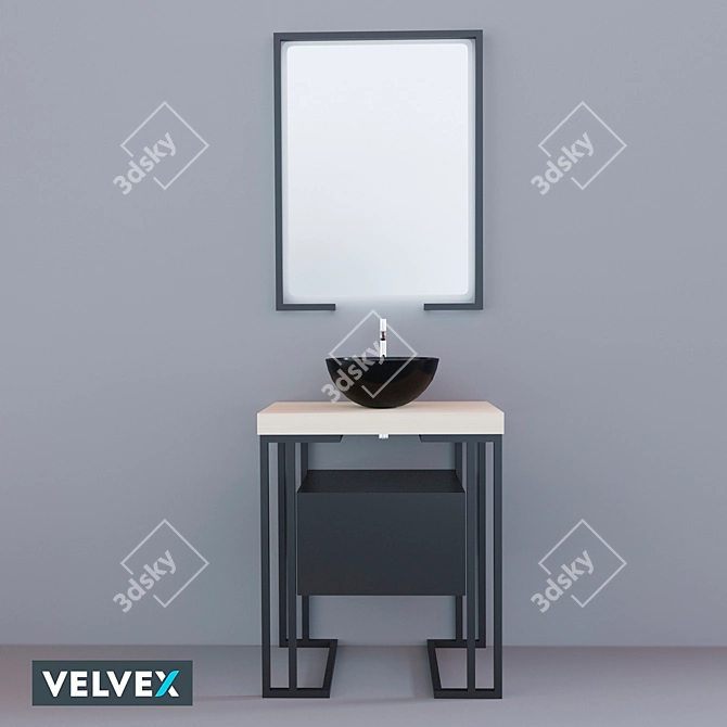 Sleek and Stylish Velvex Set 3D model image 5