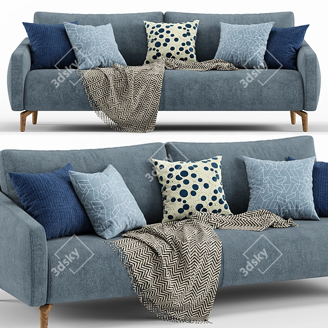 Modern Finland Sofa - Calligaris 3D model image 3