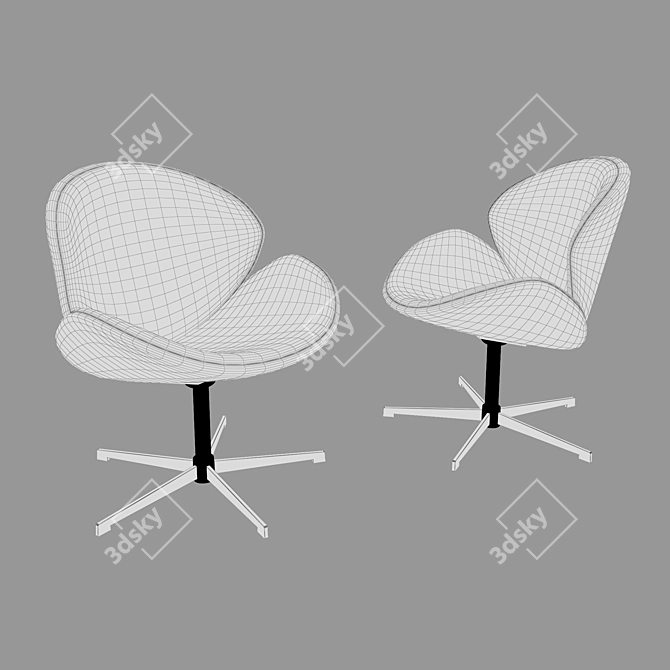 Minimalist Modern Ogi Chair by boConcept 3D model image 3