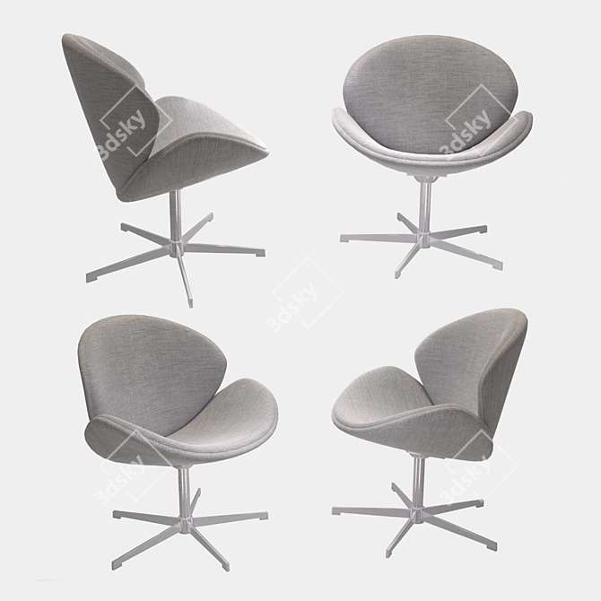Minimalist Modern Ogi Chair by boConcept 3D model image 4