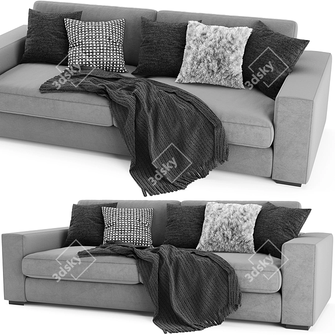 BoConcept Cenova Compact: Modern, Stylish, and Versatile 3D model image 2