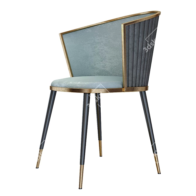 Sleek Contemporary Chair - 3dsmax & obj File 3D model image 4