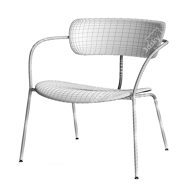 Sleek Pavilion AV11: Scandinavian Design at its Finest! 3D model image 5