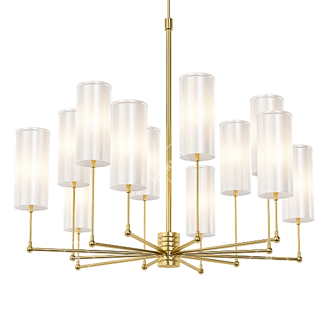 Modern Chandelier Collection: Set of 6 3D model image 4