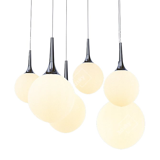 Modern Chandelier Collection 3D model image 3