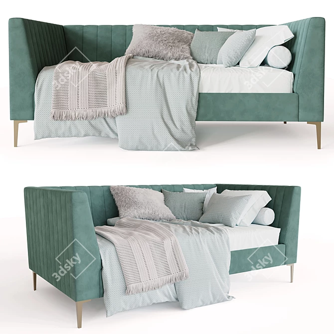 Avalon Daybed: Stylish and Versatile 3D model image 1