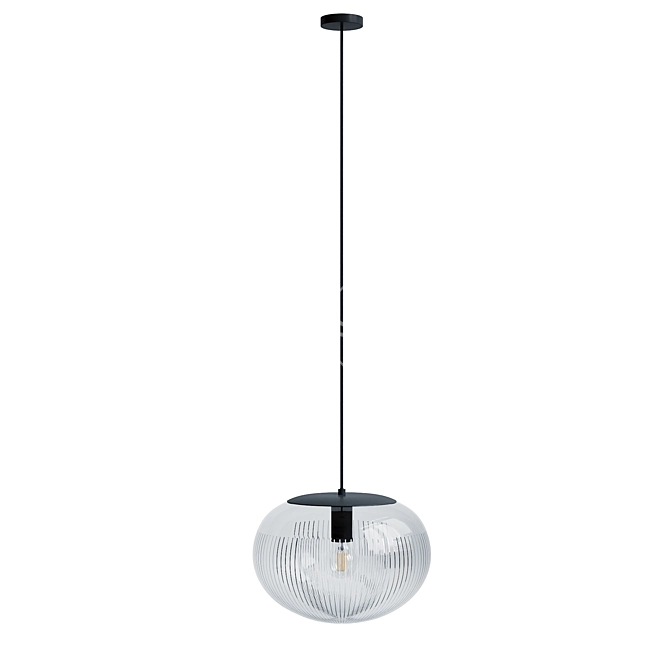 Minimalist Kire Pendant 3D model image 2
