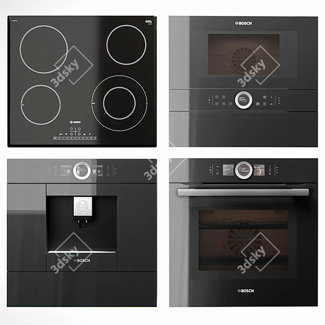 S8 Built-In Appliances by Bosch 3D model image 3