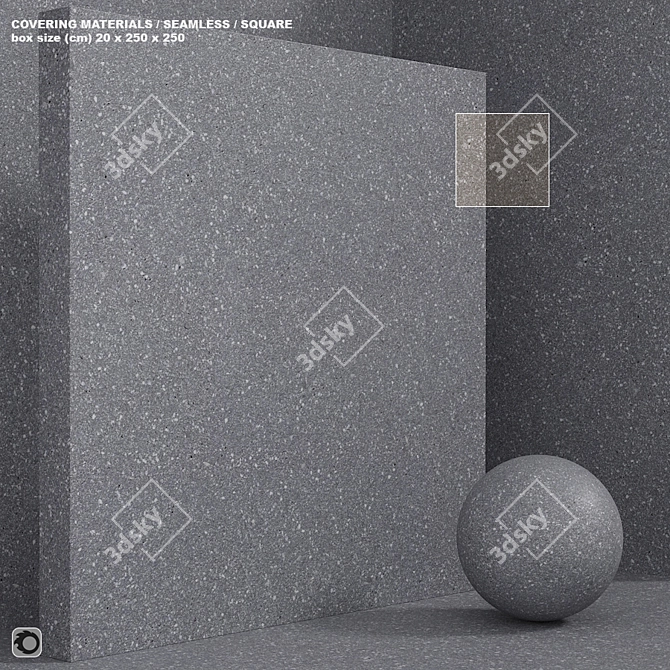 Seamless Stone Composite Set 137 3D model image 1