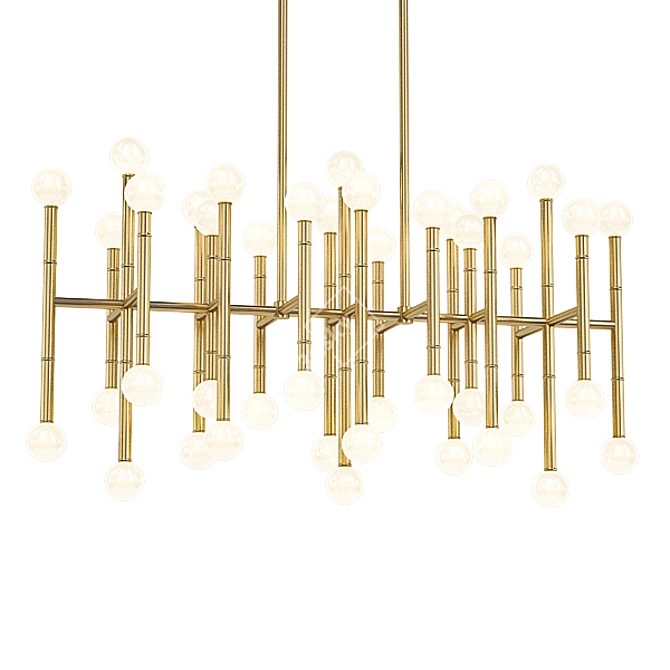 Modern Chandeliers Collection 3D model image 4