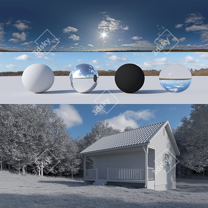 Ultimate HDR Experience: 7150x3575 3D model image 2