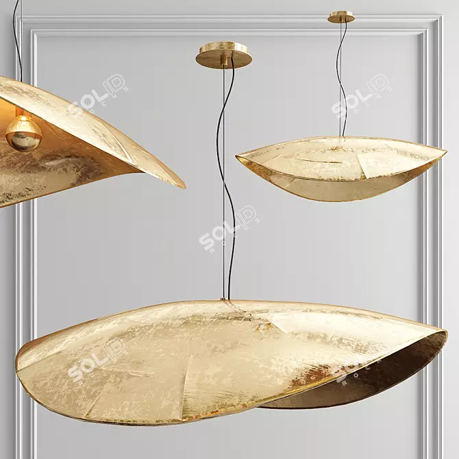 Exclusive Chandelier Collection: Gervasoni, Luce Plan, Faro, Lederam 3D model image 2