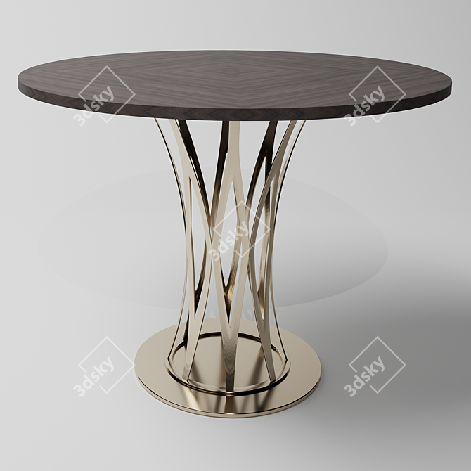 Sleek Chambord Dining Table 3D model image 1