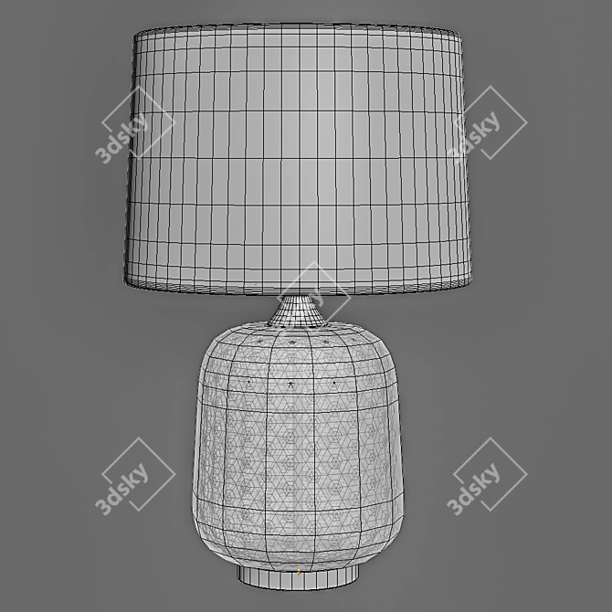 Heathfield "Risco" Table Lamp 3D model image 2