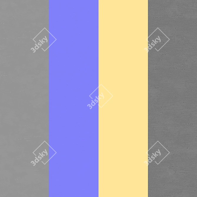 Sleek Seamless Gold Texture 3D model image 3