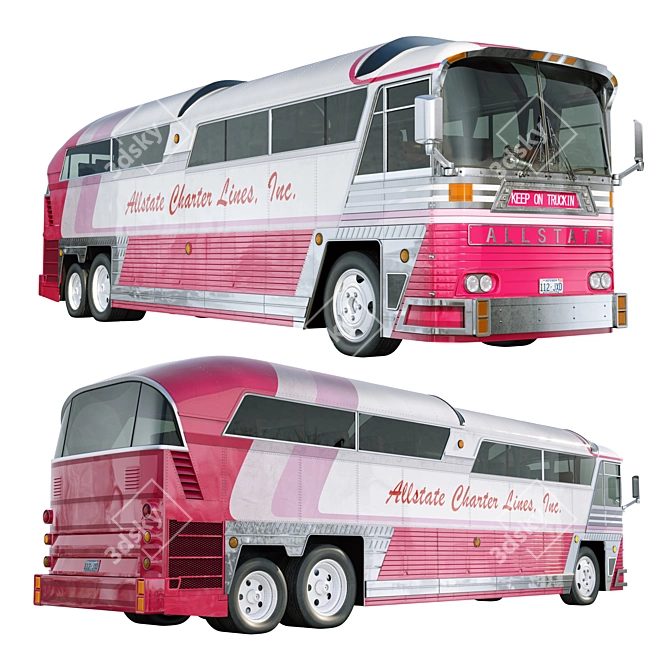 Retro Road King: 1969 MCI MC6 3D model image 1