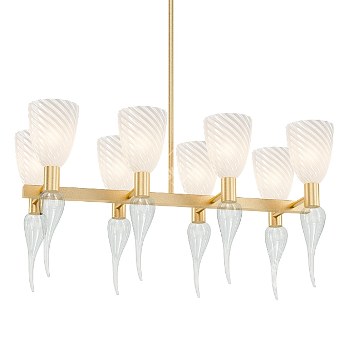 Modern Chandelier Collection: Set of 30 3D model image 3