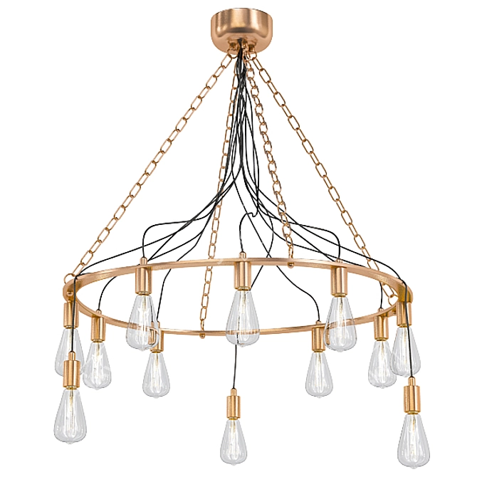 Modern Chandelier Collection: Set of 30 3D model image 4