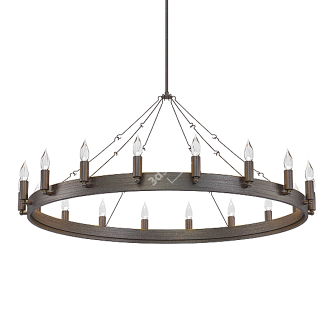 Modern Chandelier Collection 3D model image 5