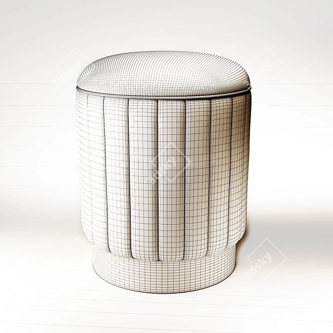 Eichholtz Allegra Stool - Luxury Design for Your Home 3D model image 4