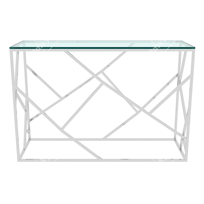 Glamor Console Table: Modern Elegance 3D model image 2