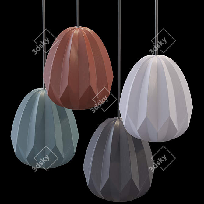 Scandinavian Style Pendant Lamp - Lampatron MEDDEL 3D model image 3