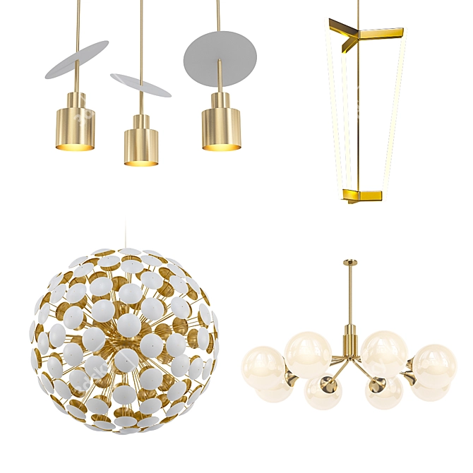 Modern Lighting Collection 3D model image 1