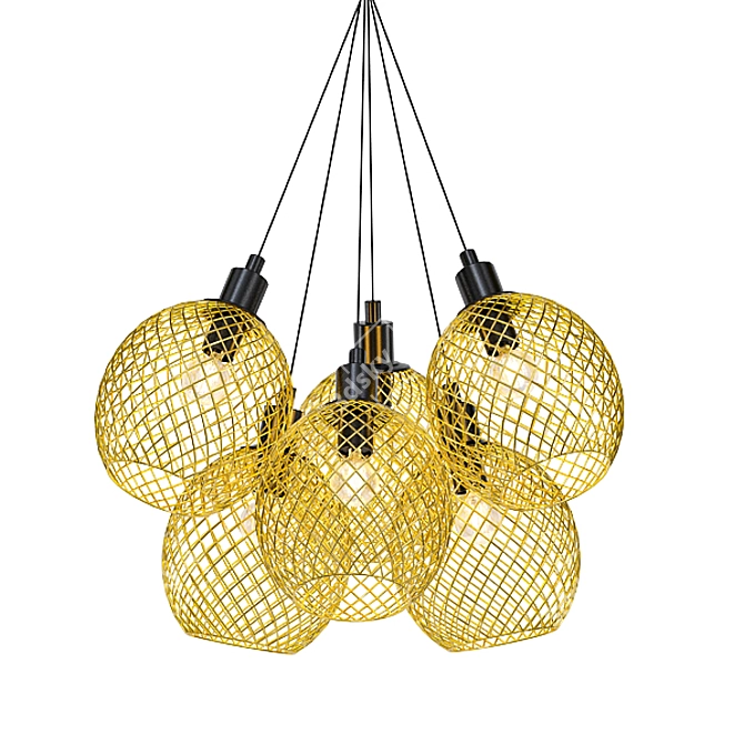 Modern Chandelier Collection - Set of 36 3D model image 2