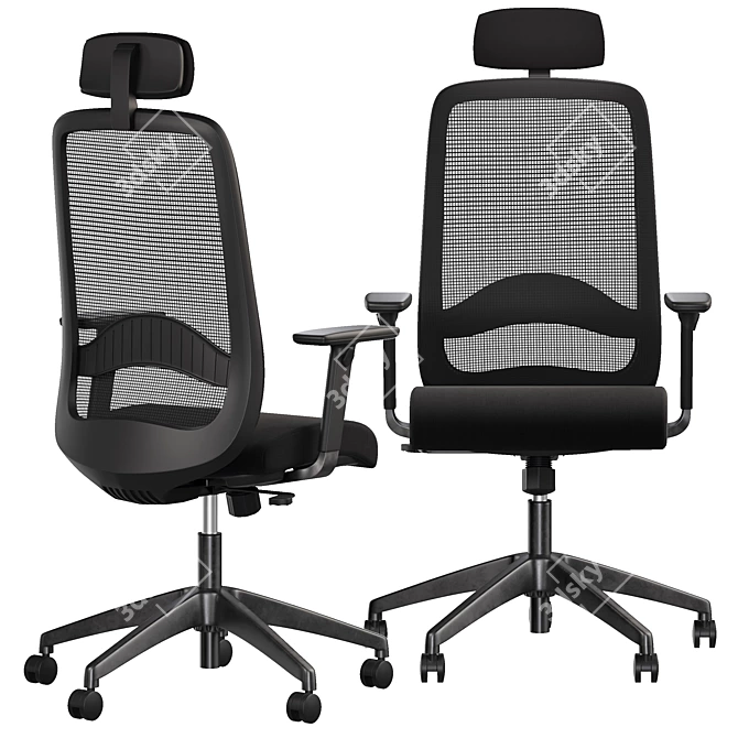CAROT-A Ergonomic Chair 3D model image 2
