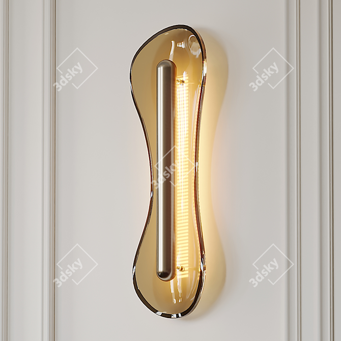  Metallic Elegance: Veronese Wall Sconce 3D model image 4