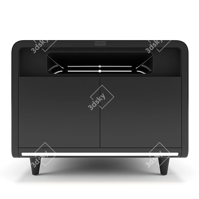 Sobro Smart Side Table: Black Magic 3D model image 5