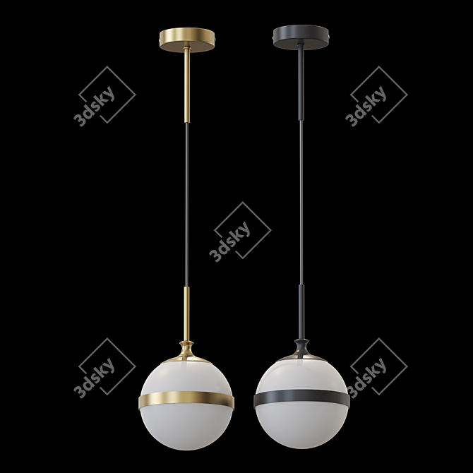 GIRA ONE Pendant Lamp 3D model image 2