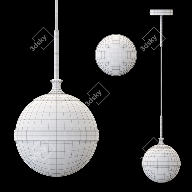 GIRA ONE Pendant Lamp 3D model image 3