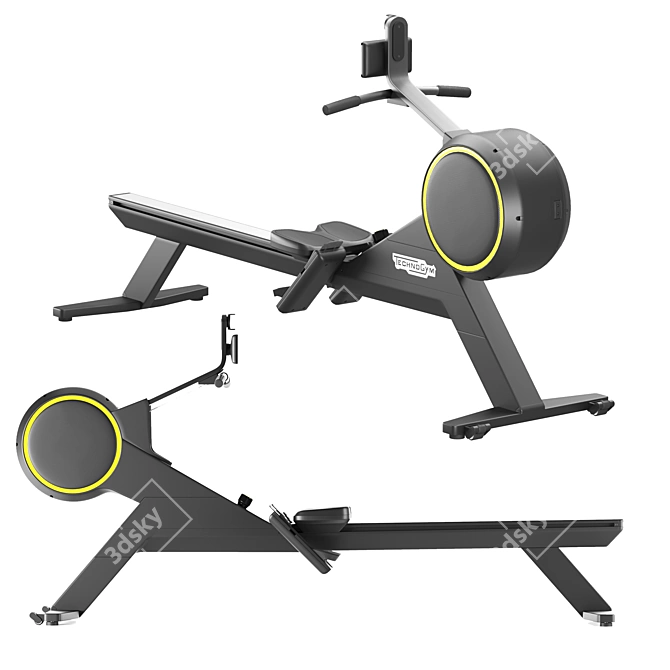 Ultimate Rowing Experience: Technogym SKILLROW 3D model image 1