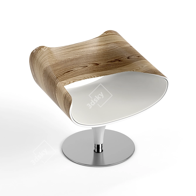 Elevate Your Space: Perillo Lounge Chair 3D model image 2
