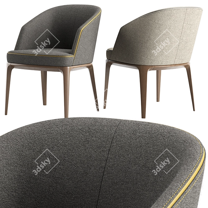 Pace M Ergo Chair 3D model image 3