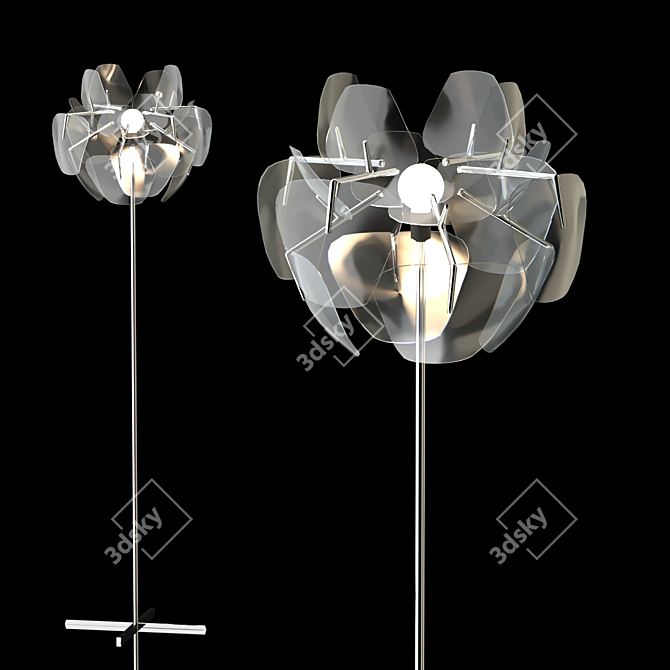 Elegant Illumination: Luceplan Hope Floor 3D model image 1