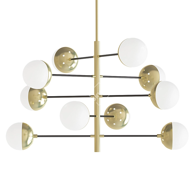 Modern Chandelier Collection 3D model image 2