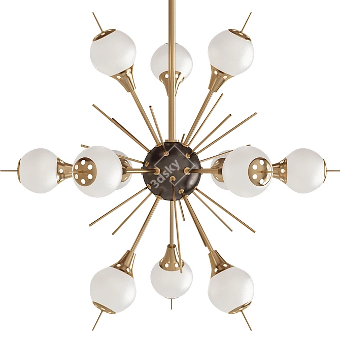 Modern Chandelier Collection 3D model image 5