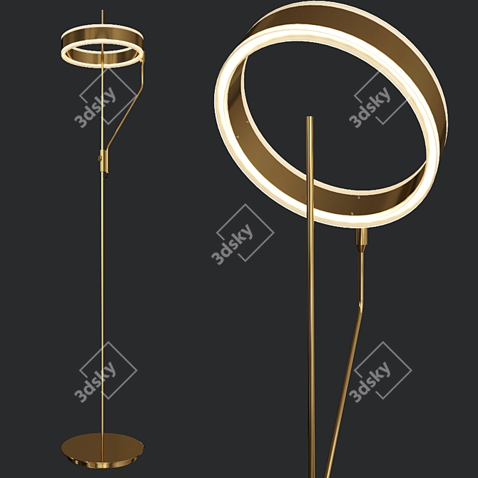 Modern De Markt Galaxy Glass Pendant Light 3D model image 1