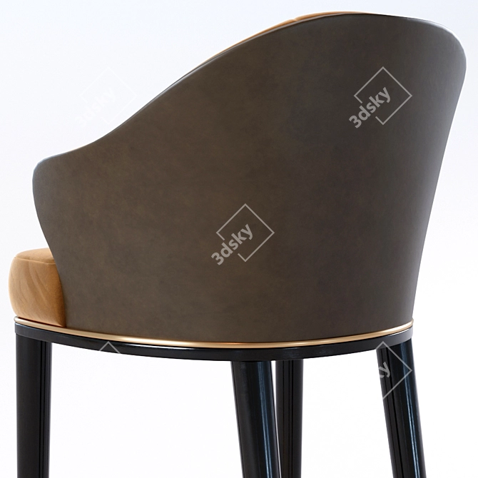 Sleek Ellis Bar Stool | Private Label 3D model image 4