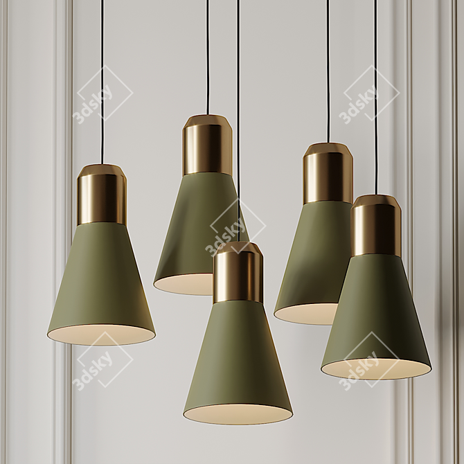 CLASSICON Bell Light Pendant: Elegant Illumination for Modern Spaces 3D model image 2