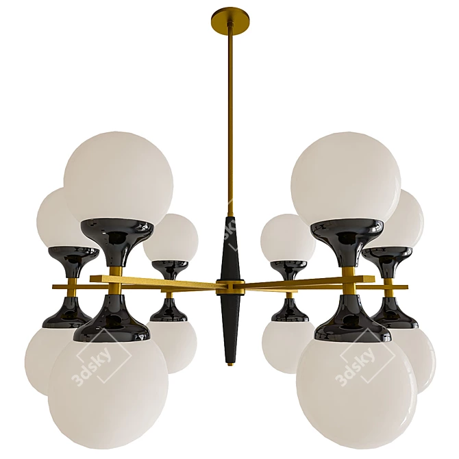 Modern Chandelier Collection 48 3D model image 3