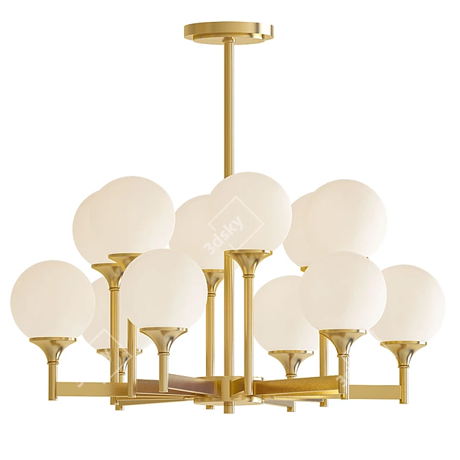 Modern Chandelier Collection 3D model image 5
