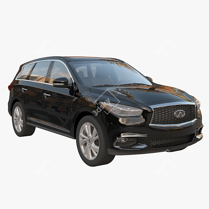 Powerful and Versatile Infiniti QX60 3D model image 1