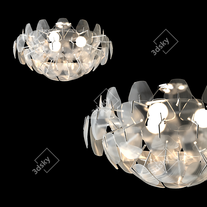 Graceful Crystal Elegance 3D model image 1