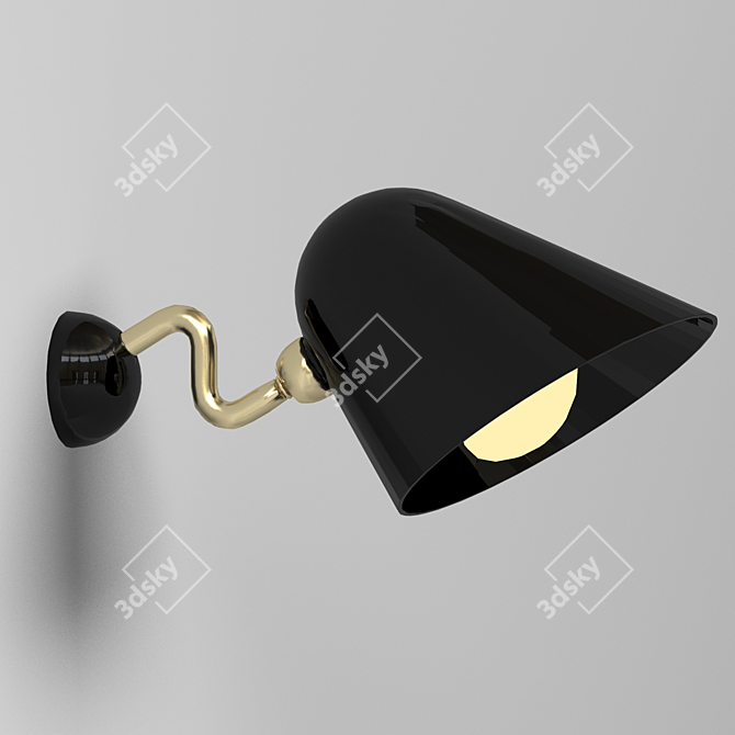 Elegant TATO Italia Wall Sconce 3D model image 1