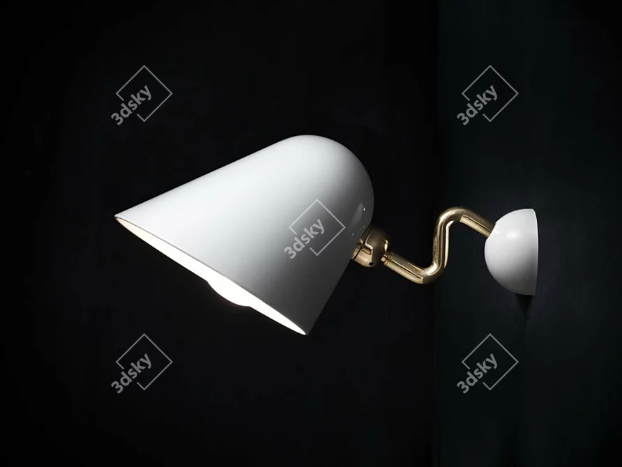Elegant TATO Italia Wall Sconce 3D model image 3