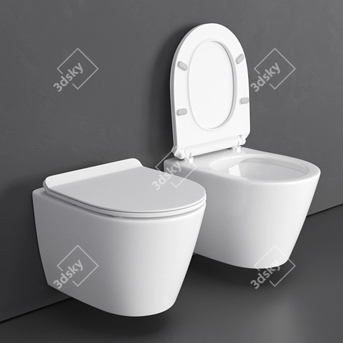 Elevate your bathroom with Calipso! 3D model image 1